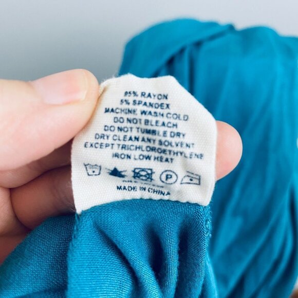 Simply Southern Shift Dress Womens Medium Blue Round Neck Preppy Basic Layering - Picture 6 of 7